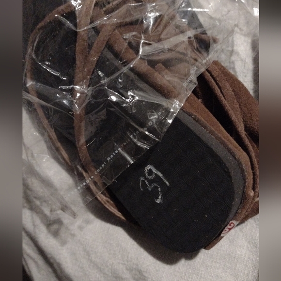 Handmade leather sandals, Sz 7 & 9 (US) - NWT - Picture 3 of 5